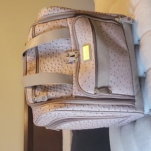 Nicole Miller 15” Under Seat Carry On Luggage With Wheels